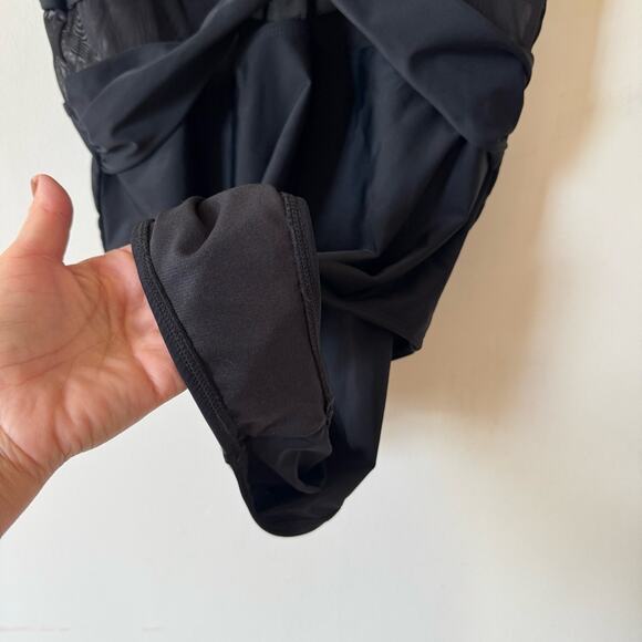 NWT Cupshe Black Mesh Criss Cross One Piece Swimsuit L - Picture 10 of 11